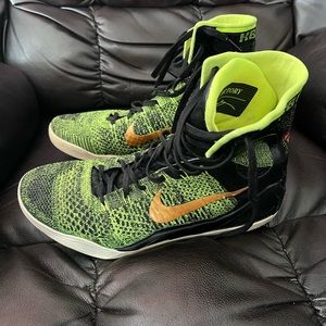 Nike Kobe 9 Elite Victory High Top Green Black Men’s Size 13 Shoes